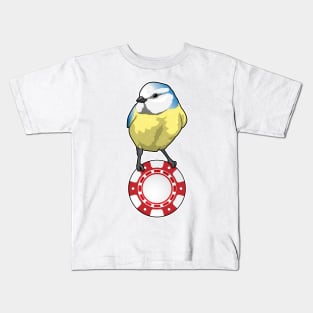 Bird Poker Poker chips Kids T-Shirt